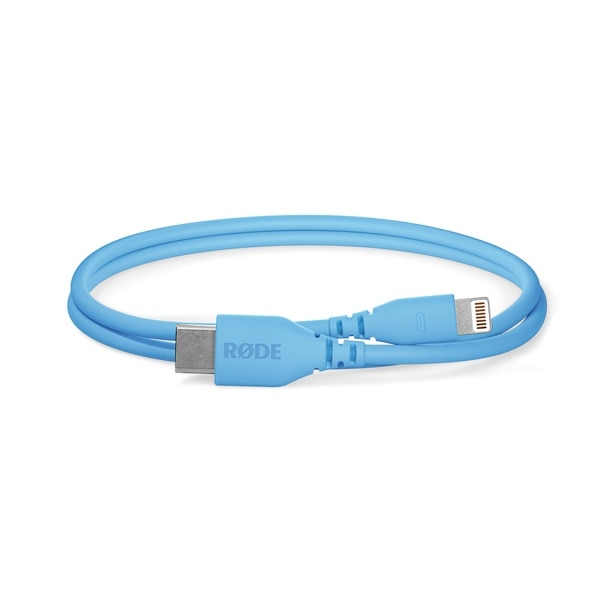 RODE(ロード) SC21 ブルー / USB-C - Lightningケーブル 30cm / SC21-B