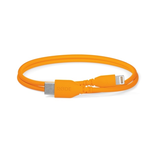 RODE(ロード) SC21 オレンジ / USB-C - Lightningケーブル 30cm / SC21-O