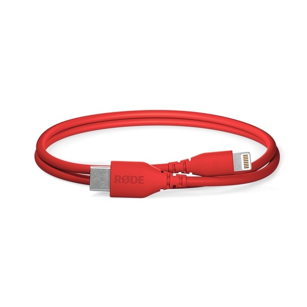 RODE(ロード) SC21 レッド / USB-C - Lightningケーブル 30cm / SC21-R