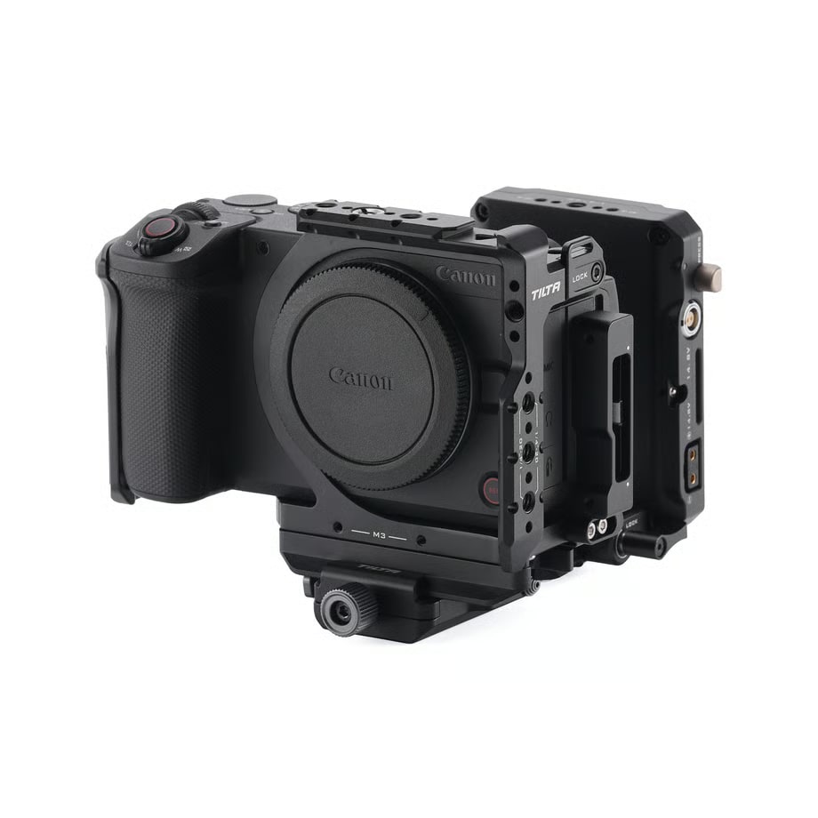 TILTA(ティルタ) Canon EOS R6 V用カメラケージ パワーキット / Vマウントバッテリープレート付属 ブラック TA-T102-A-B