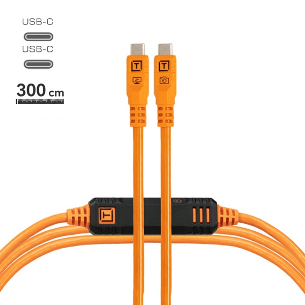 TETHER TOOLS(テザーツールズ) テザープロ オプティマ 10G USB-C ケーブル（3m） / CUC10G2B-ORG