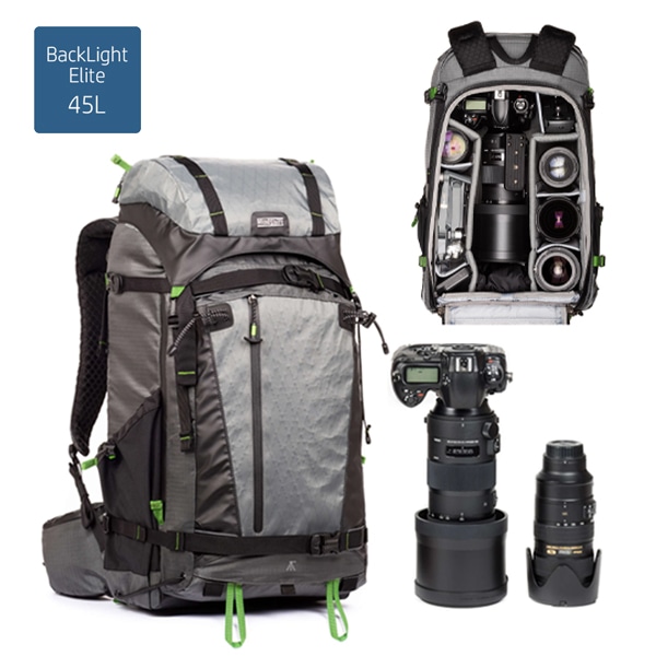 【30%OFF/OUTLET】thinkTANKphoto(シンクタンクフォト) バックライト エリート 45L ストームグレー