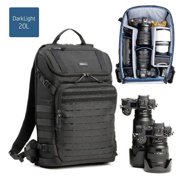 【ノベルティ付き】thinkTANKphoto(シンクタンクフォト) ダークライト バックパック 20L ブラック