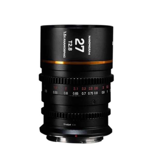 LAOWA(ラオワ) Nanomorph 27mm T2.8 1.5x Cine Amber マイクロフォーサーズマウント LAO0321