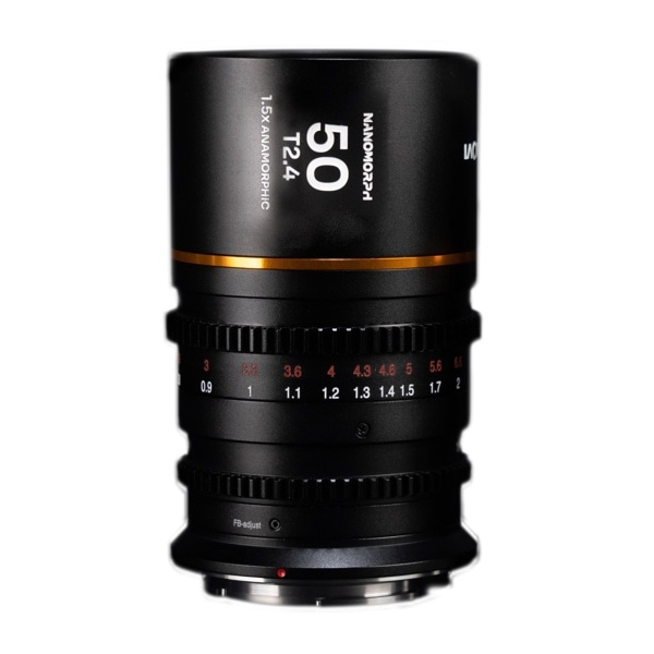 LAOWA(ラオワ) Nanomorph 50mm T2.4 1.5x Cine Amber Lマウント LAO0368