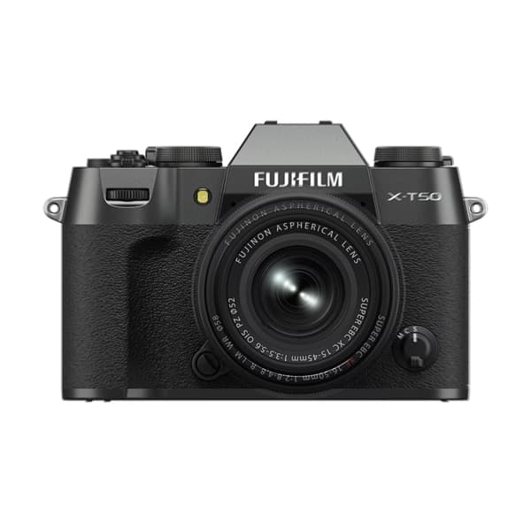 【予約受付中】FUJIFILM(富士フイルム) X-T50 XC15-45mmF3.5-5.6 OIS PZ レンズキット チャコールシルバー  X-T50LK-1545-CS JP