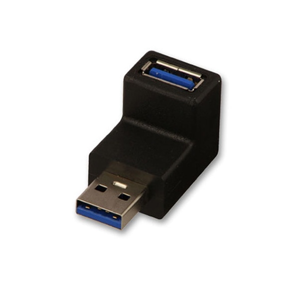LINDY(リンディー) USB 3.0変換アダプタ TypeAオス/TypeAメス 直角右向き上方向 71261