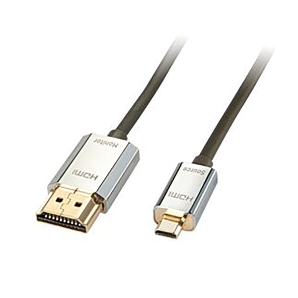 LINDY(リンディー) クロム ハイスピードHDMI 2.0スリムケーブル HEC TypeA/D 5m 41679