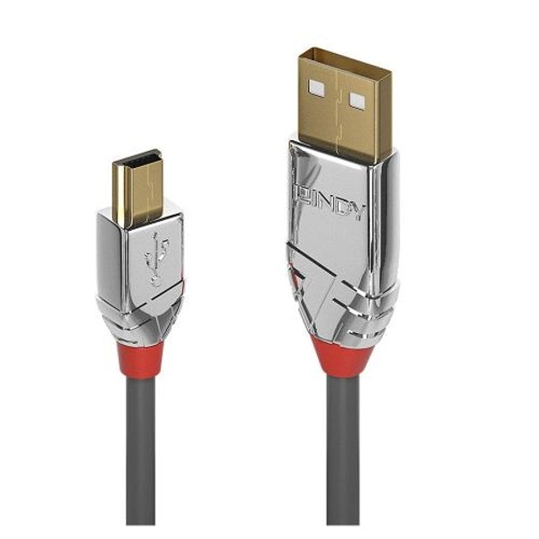 LINDY(リンディー) USB 2.0 TypeA/TypeA Miniケーブル クロモライン 7.5m 36635