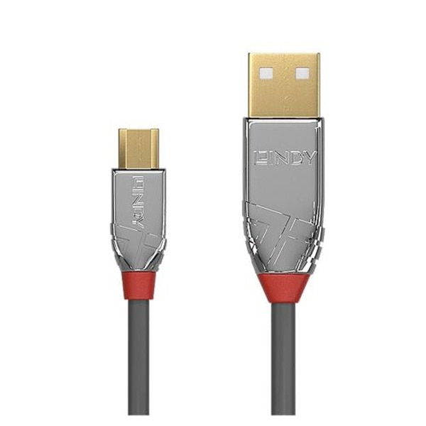 LINDY(リンディー) USB 2.0 TypeA/TypeB Microケーブル クロモライン 5m 36654