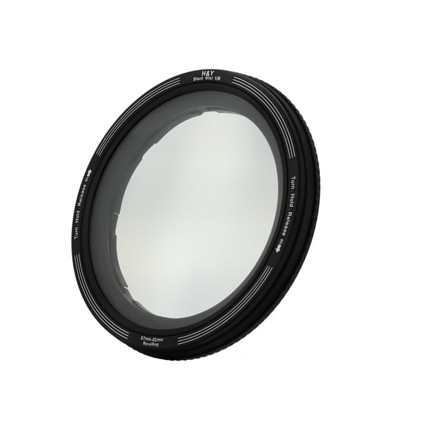 H&Y(エイチ&ワイ) Revoring Black Mist 67-82mm 1/4 RB4-82