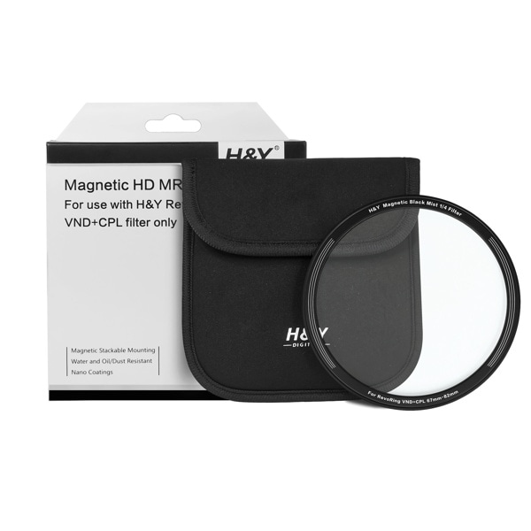 H&Y(エイチ&ワイ) Magnetic Black Mist for REVORING 67-82mm 1/8 RMB8-82