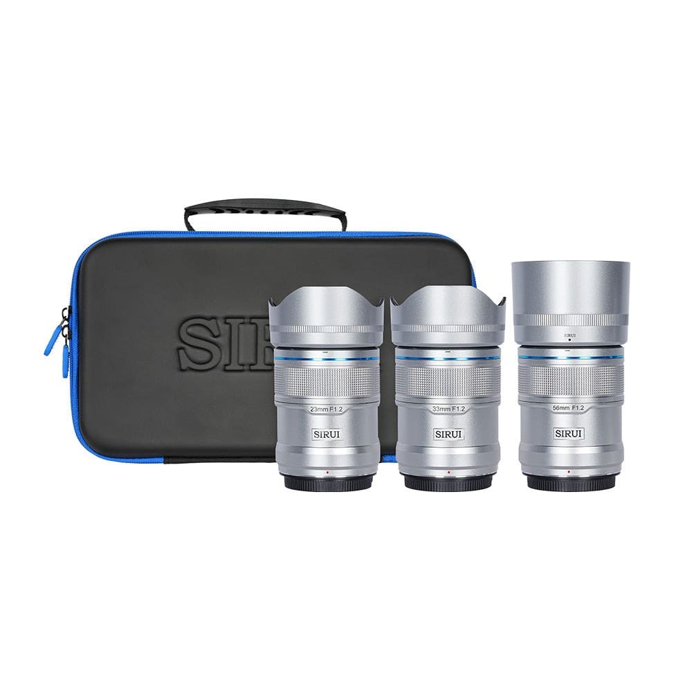 SIRUI(シルイ) AFレンズ F1.2 APS-C 3本セット ニコンZウント/シルバー AS-3S-ZS-JP