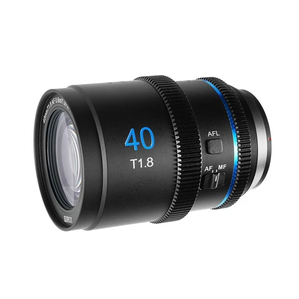 SIRUI(シルイ) 40mm T1.8 1.33X S35 オートフォーカスアナモルフィックレンズ ニコンZマウント/ブルー 40AF133X-ZB-JP