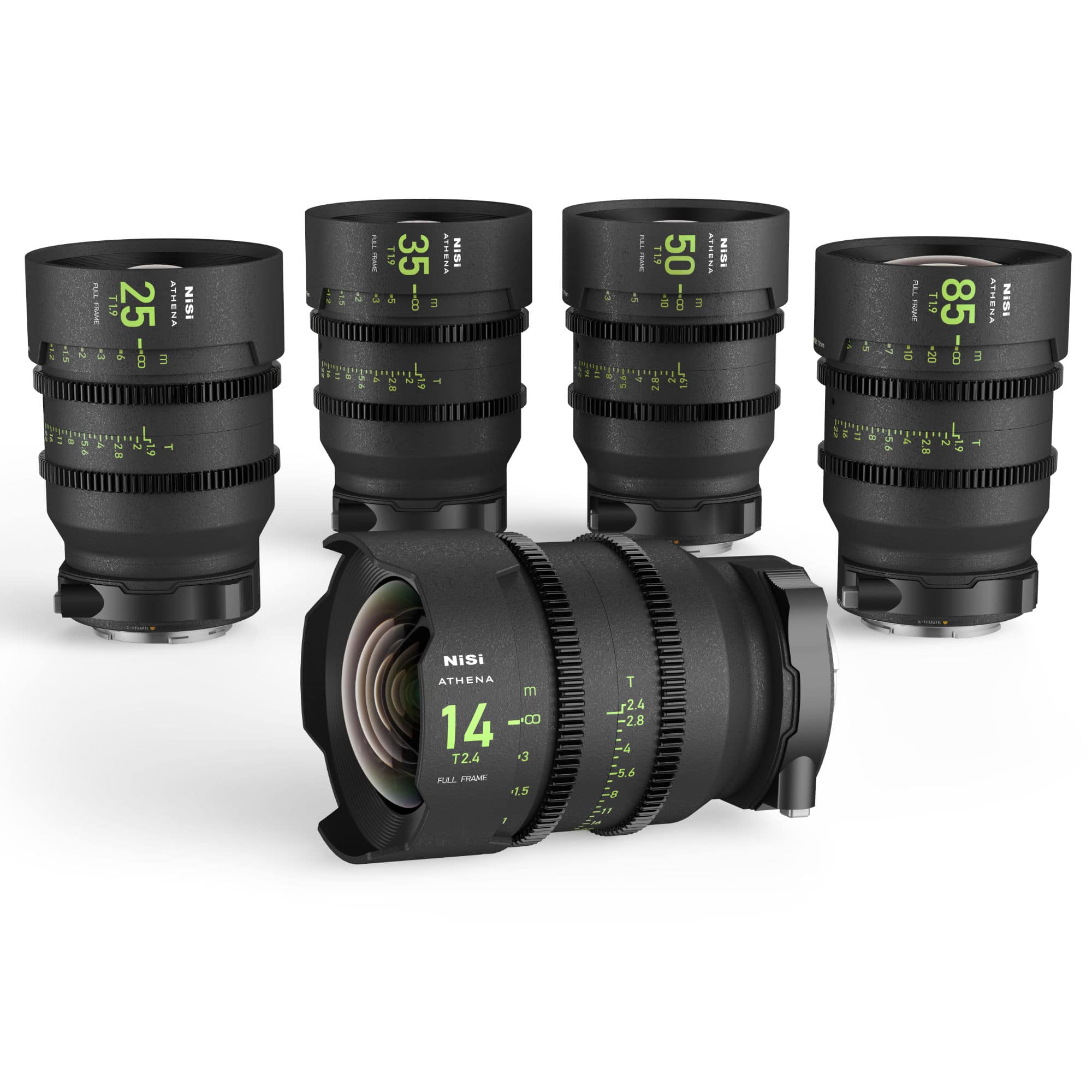 NiSi(ニシ) ATHENA PRIME LENS SET(14mm/25mm/35mm/50mm/85mm) キヤノンRFマウント