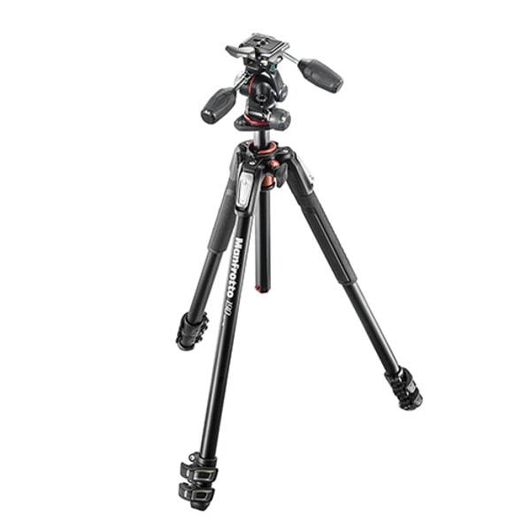 Manfrotto(マンフロット) 190プロアルミニウム三脚3段 +雲台キット MK190XPRO3-3W