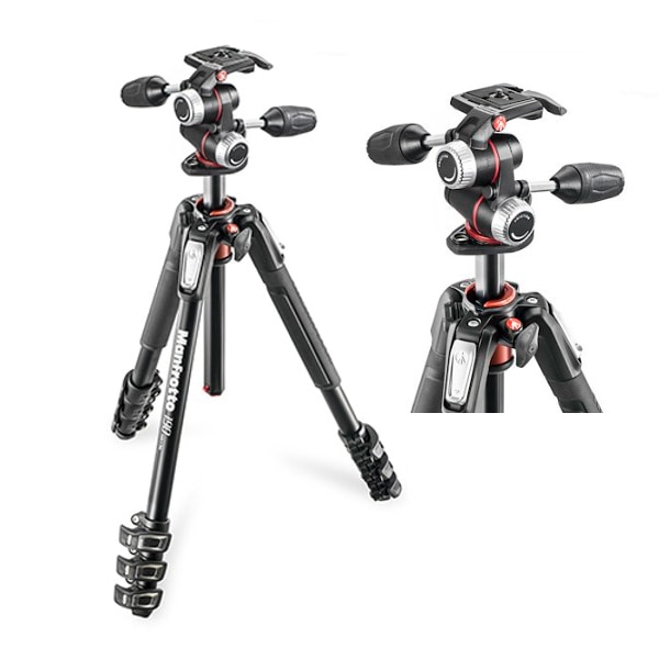 Manfrotto(マンフロット) 190プロ三脚4段 +雲台キット MK190XPRO4-3W