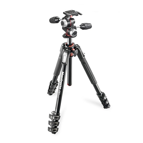 Manfrotto(マンフロット) 190プロ三脚4段 +雲台キット MK190XPRO4-3W