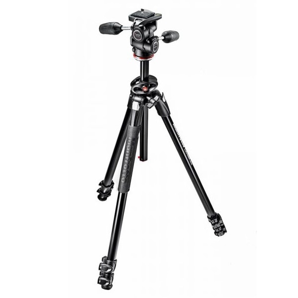 Manfrotto(マンフロット) 290DUALアルミニウム三脚+3ウェイ雲台キット MK290DUA3-3W