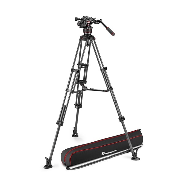 Manfrotto(マンフロット) ナイトロテック608ビデオ雲台+カーボンツイン三脚(MVTTWINMC)MS MVK608TWINMC
