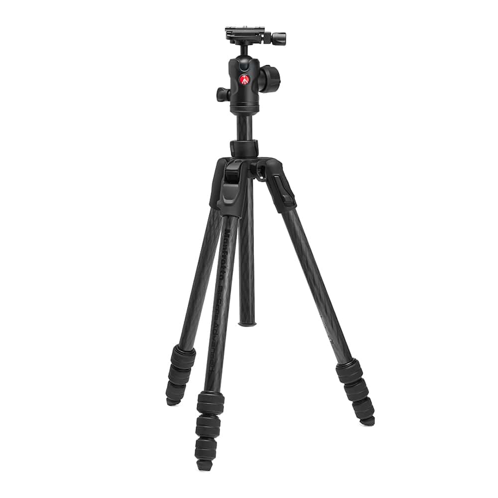 Manfrotto(マンフロット) befree アドバンス AS ツイストカーボン 三脚キット MKBFRTC4FB-BH