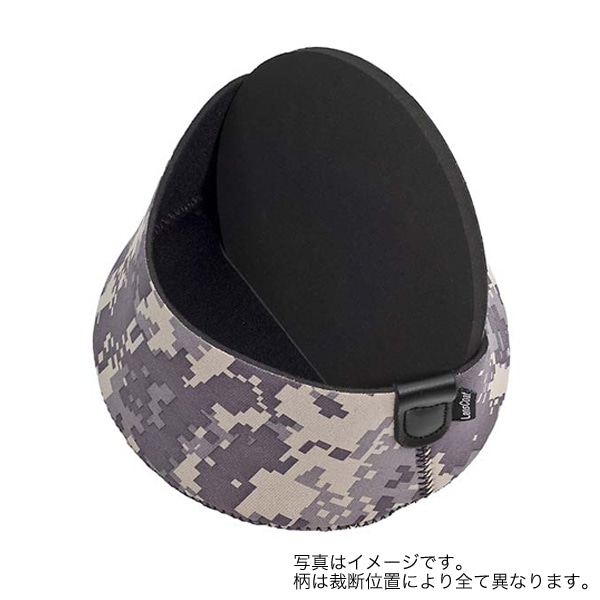 LensCoat(レンズコート) フーディレンズキャップ (XL) デジタルアーミーカモ LCHXL DC
