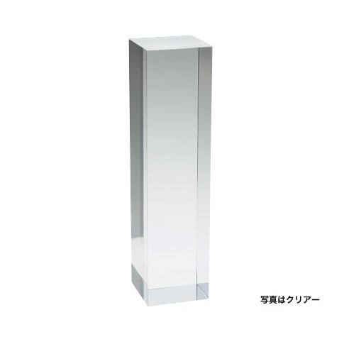 アクリル四角柱 40x40xH100mm クリアー