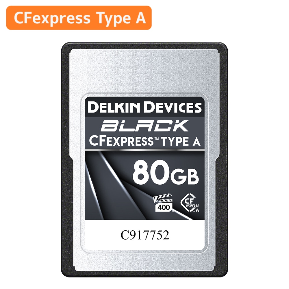 【-9/30 ポイント10倍】BLACK CFexpress Type A VPG400 80GB DCFXABLK80