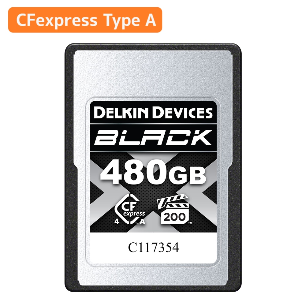 【-9/30 ポイント10倍】BLACK CFexpress Type A 4.0 VPG200 480GB DCA4BV2480