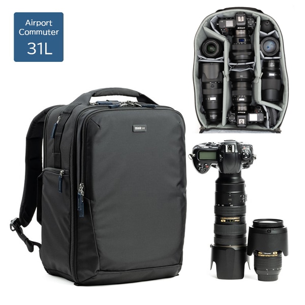 【予約受付中】thinkTANKphoto(シンクタンクフォト) エアポート コミューター 31L ブラック