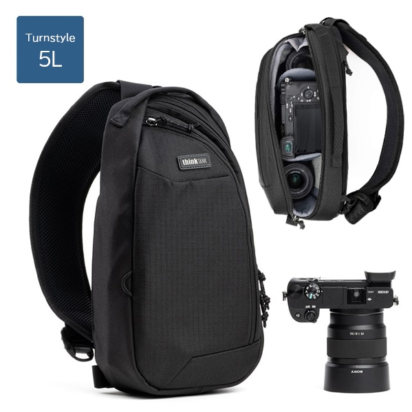 【予約受付中】thinkTANKphoto(シンクタンクフォト) ターンスタイル 5L アスファルトブラック