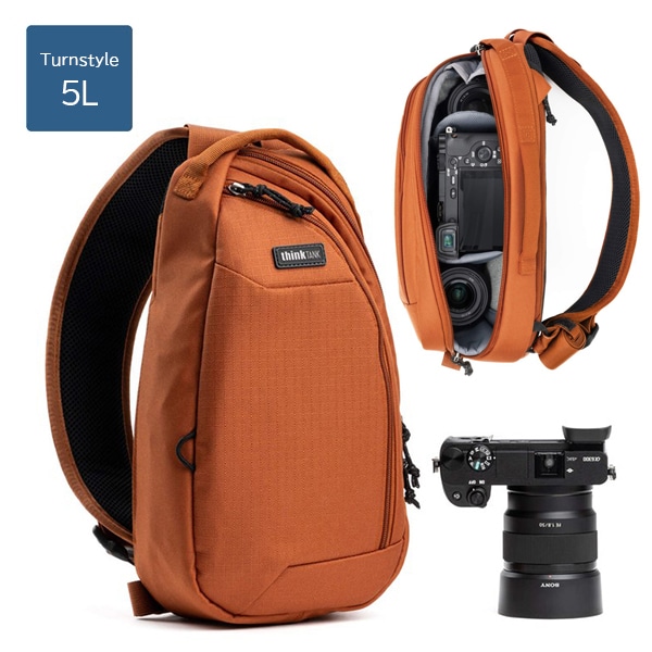 【予約受付中】thinkTANKphoto(シンクタンクフォト) ターンスタイル 5L アーバンラスト