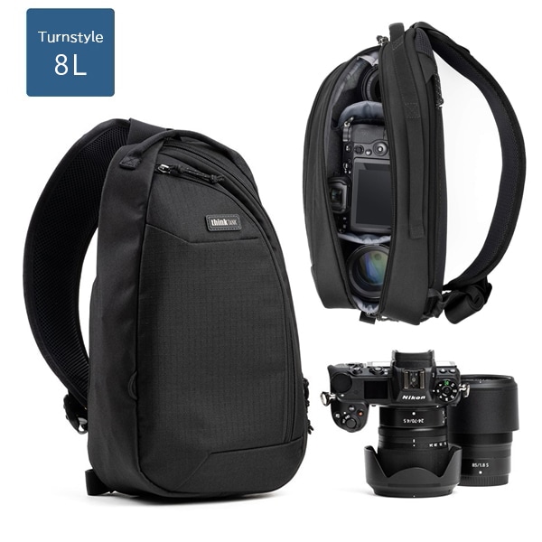 【予約受付中】thinkTANKphoto(シンクタンクフォト) ターンスタイル 8L アスファルトブラック