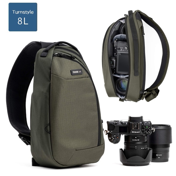 【予約受付中】thinkTANKphoto(シンクタンクフォト) ターンスタイル 8L グリーンウェイ