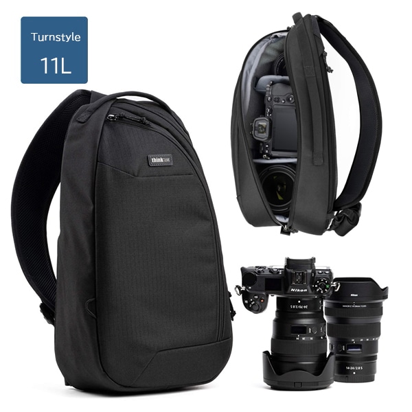 【予約受付中】thinkTANKphoto(シンクタンクフォト) ターンスタイル 11L アスファルトブラック