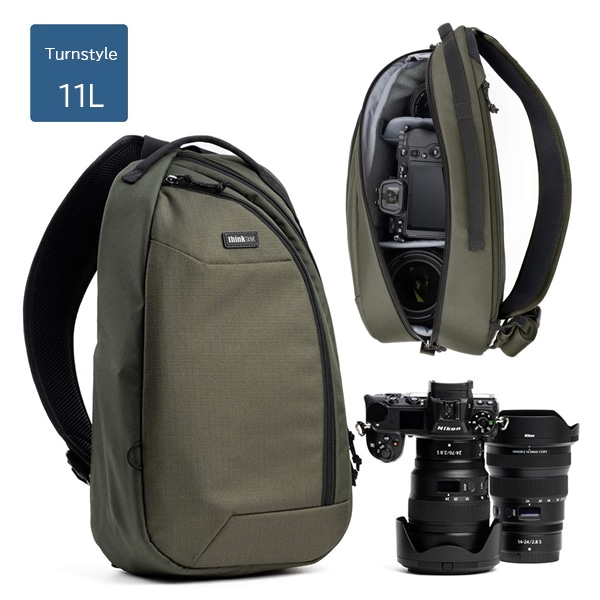 【予約受付中】thinkTANKphoto(シンクタンクフォト) ターンスタイル 11L グリーンウェイ